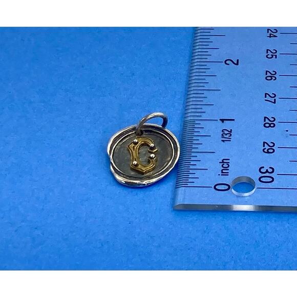 Waxing Poetic Rivet Insignia charm - Picture 3 of 3